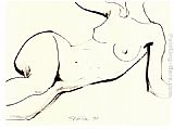 Nude Canvas Paintings - Nude IV
